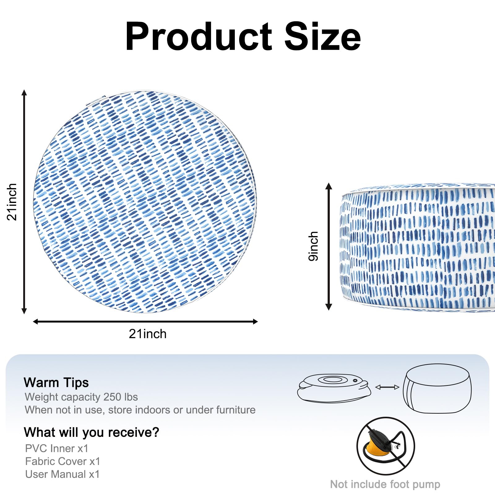 DYTXIII inflatable PVC liner detail showing heavy-duty construction benefit
