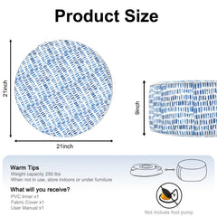 DYTXIII inflatable PVC liner detail showing heavy-duty construction benefit
