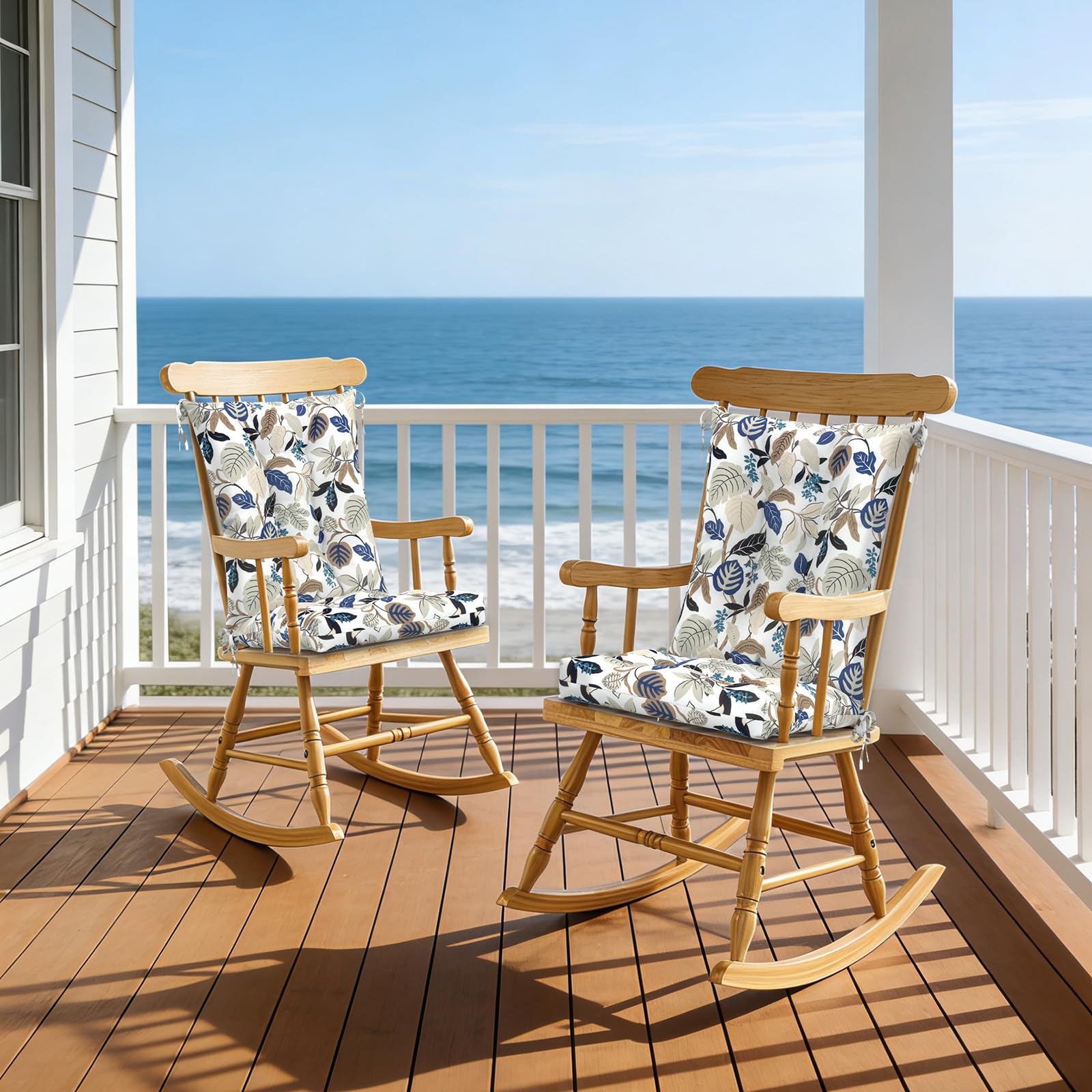 DYTXIII cushions styled on a patio setting offering inviting outdoor comfort