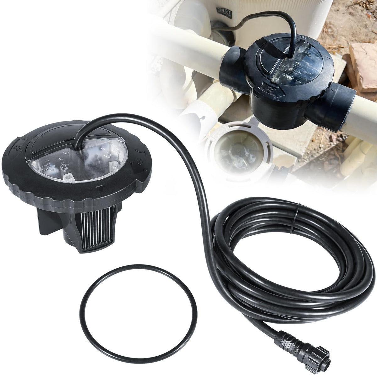 E-cowlboy front assembly showing compatible TruClear fit and easy replacement