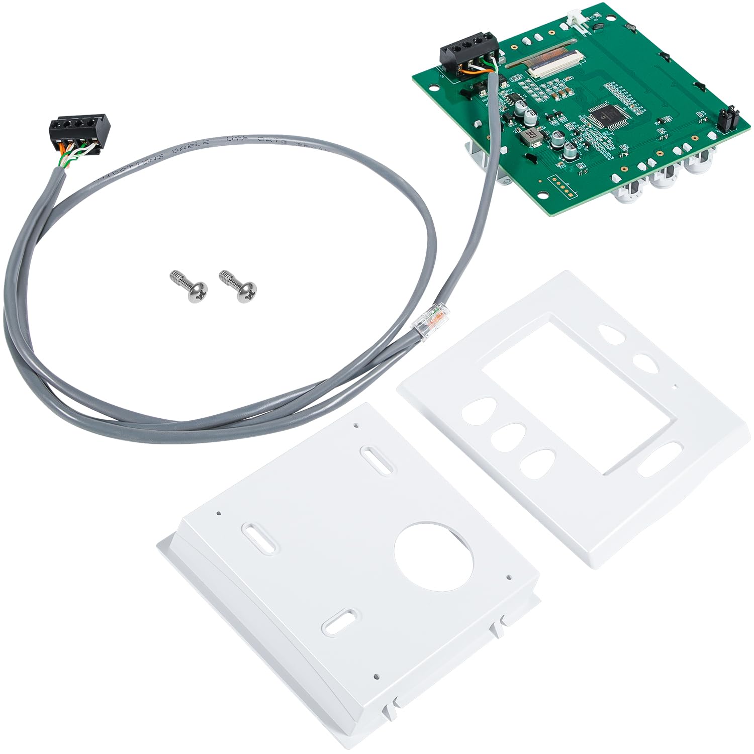 E-cowlboy in-use on pool equipment panel enabling easy one-touch commands