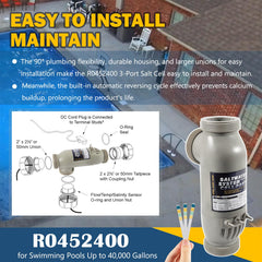 E-cowlboy installed in pool equipment pad demonstrating seamless system integration benefit