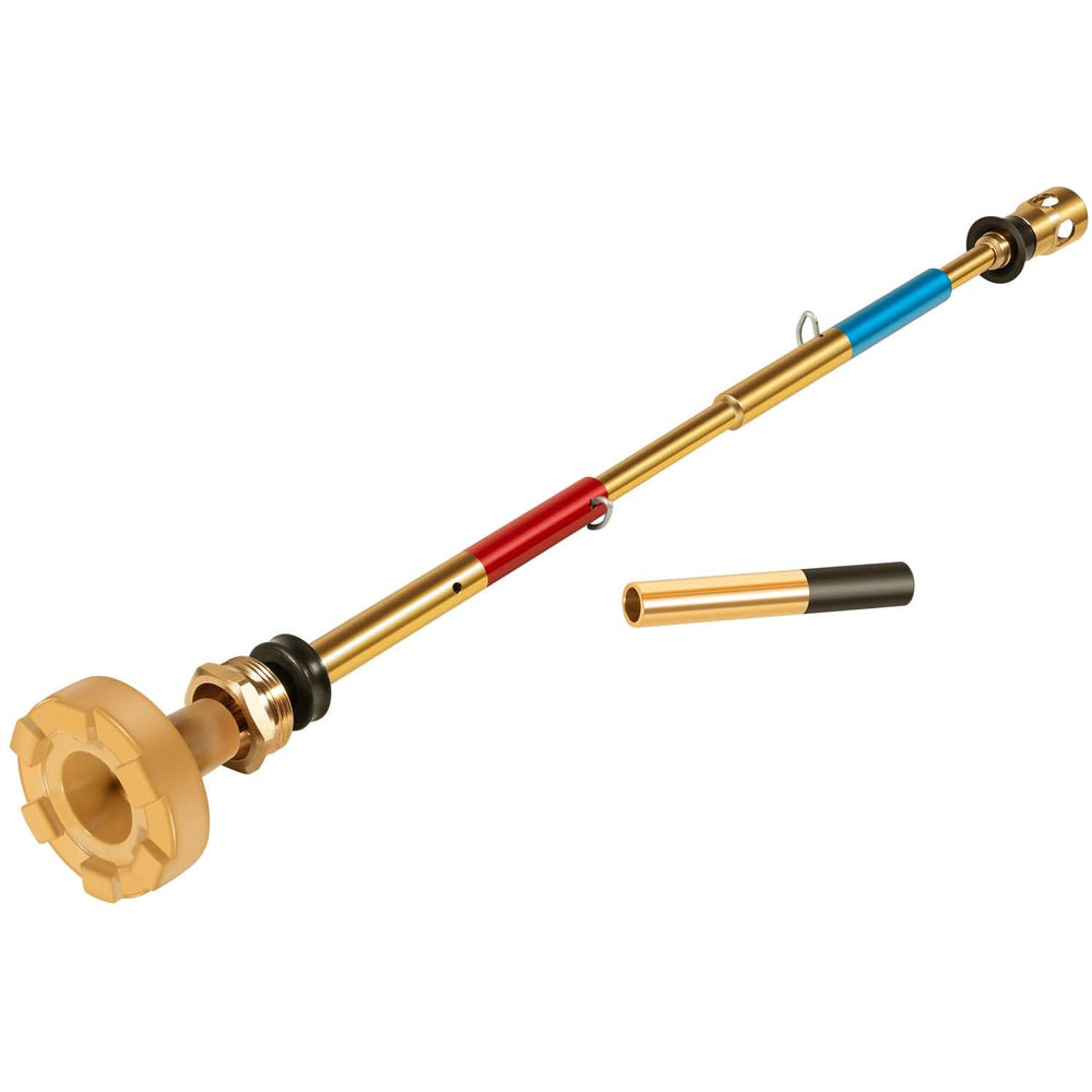 E-cowlboy installed on Woodford faucet demonstrating freeze-resistant PRV upgrade