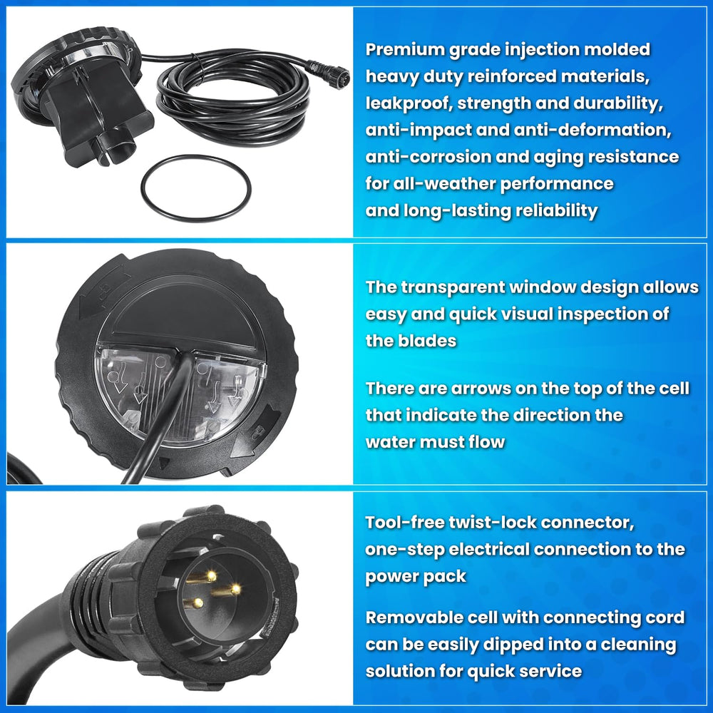 E-cowlboy rubber O-ring and seal provided to ensure leakproof performance