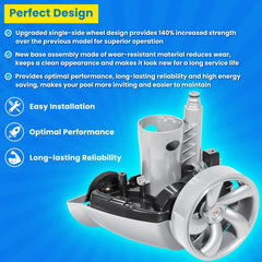 E-cowlboy stainless-steel chain and gearbox view, corrosion-resistant for reliable drive