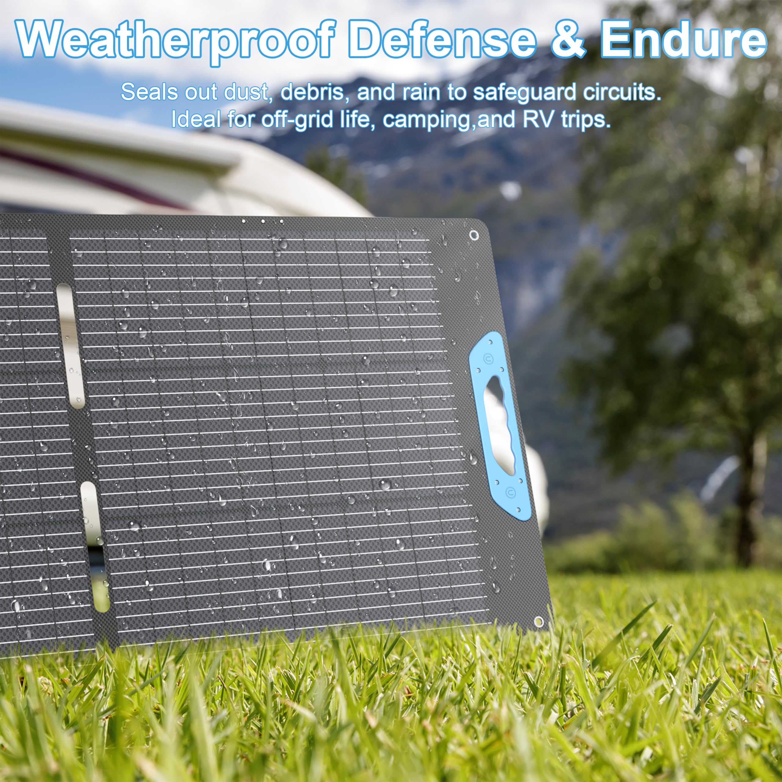 E-POWO ETFE-coated solar surface close-up for enhanced durability and efficiency
