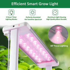 E SUPEREGROW adjustable LED light close-up delivering focused growth light
