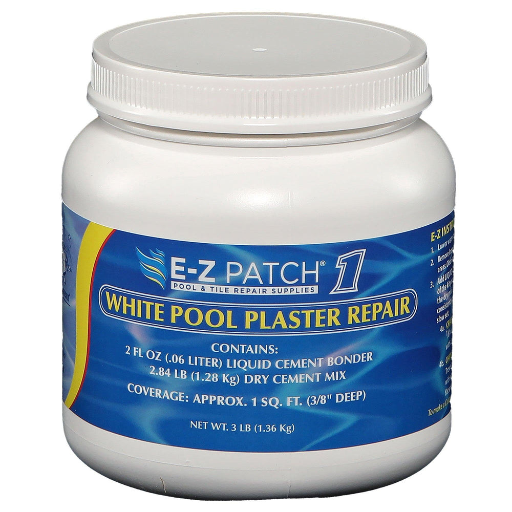 E-Z Patch jar front view showing label and 3 lb size for quick repairs