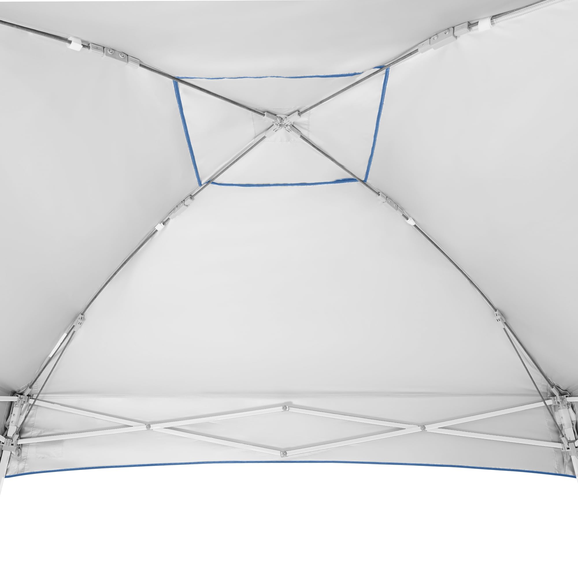 E-Z UP vented top close-up displaying airflow vents for increased wind stability