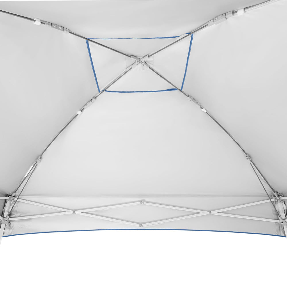E-Z UP vented top close-up displaying airflow vents for increased wind stability