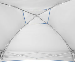 E-Z UP vented top close-up displaying airflow vents for increased wind stability