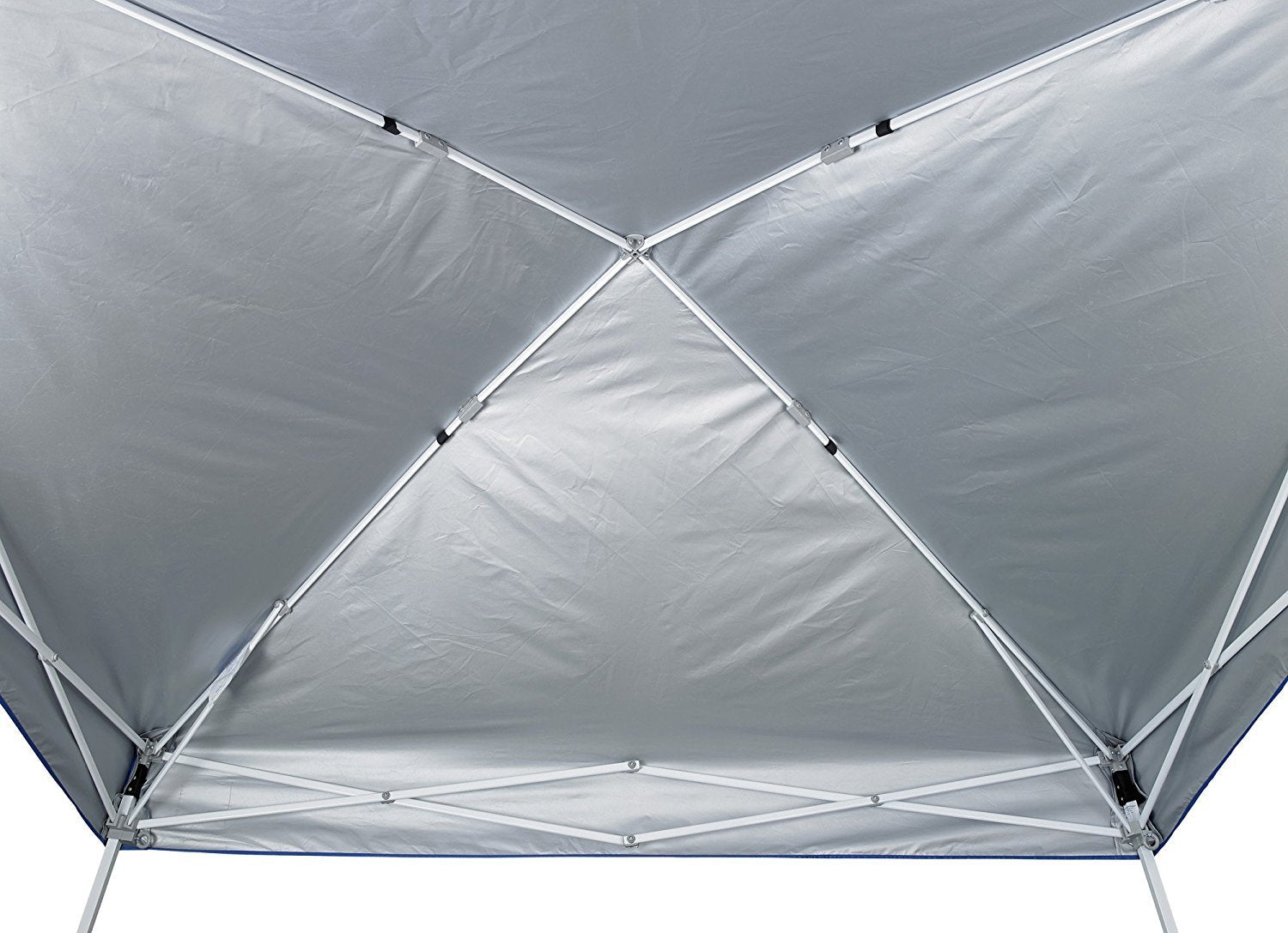 E-Z UP adjustable legs demonstrating two height settings for flexibility