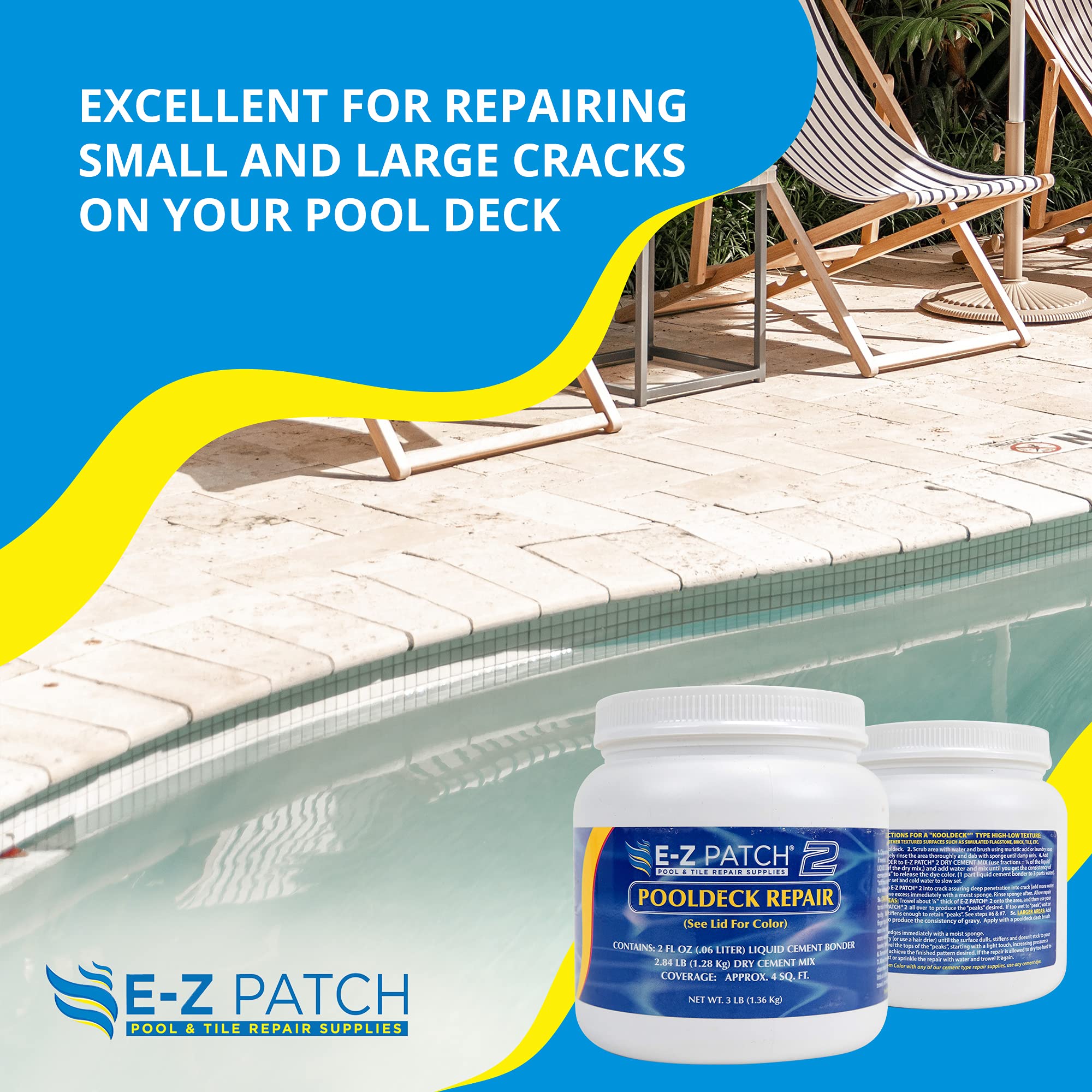 E-Z Products E-Z Patch 2 mixed mortar on trowel for fast application