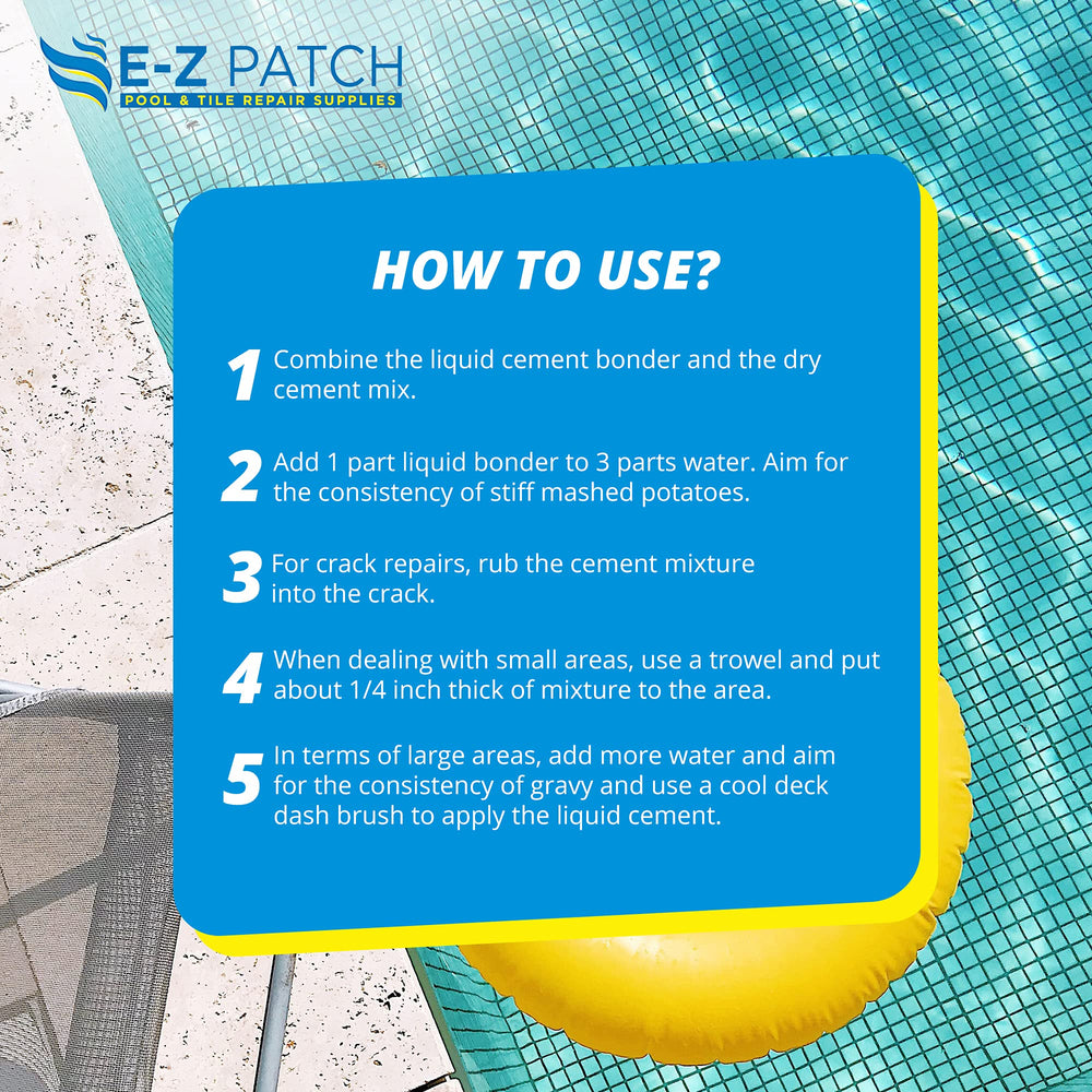 E-Z Products E-Z Patch 2 3 lb kit held by hand showing compact DIY size