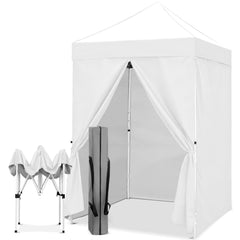 EAGLE PEAK front view of 5x5 canopy showing full shade benefit