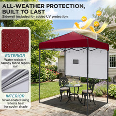 EAGLE PEAK canopy folded in carry bag for compact transport and easy storage