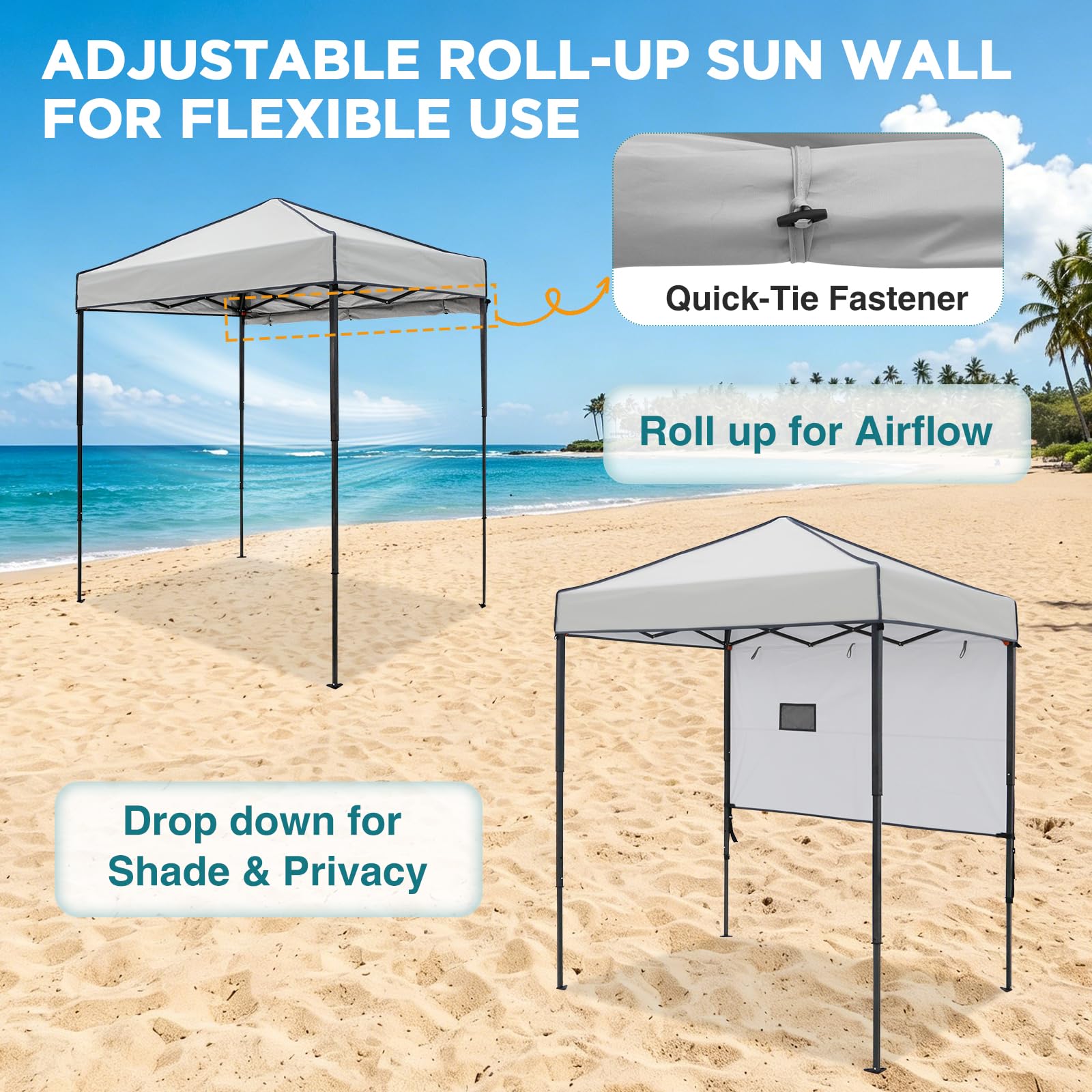EAGLE PEAK folded canopy inside carrying bag for easy transport and storage