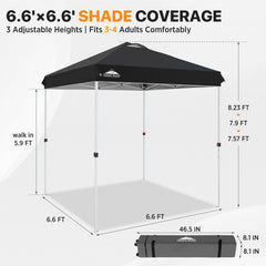 EAGLE PEAK canopy fabric closeup showing water-resistant texture