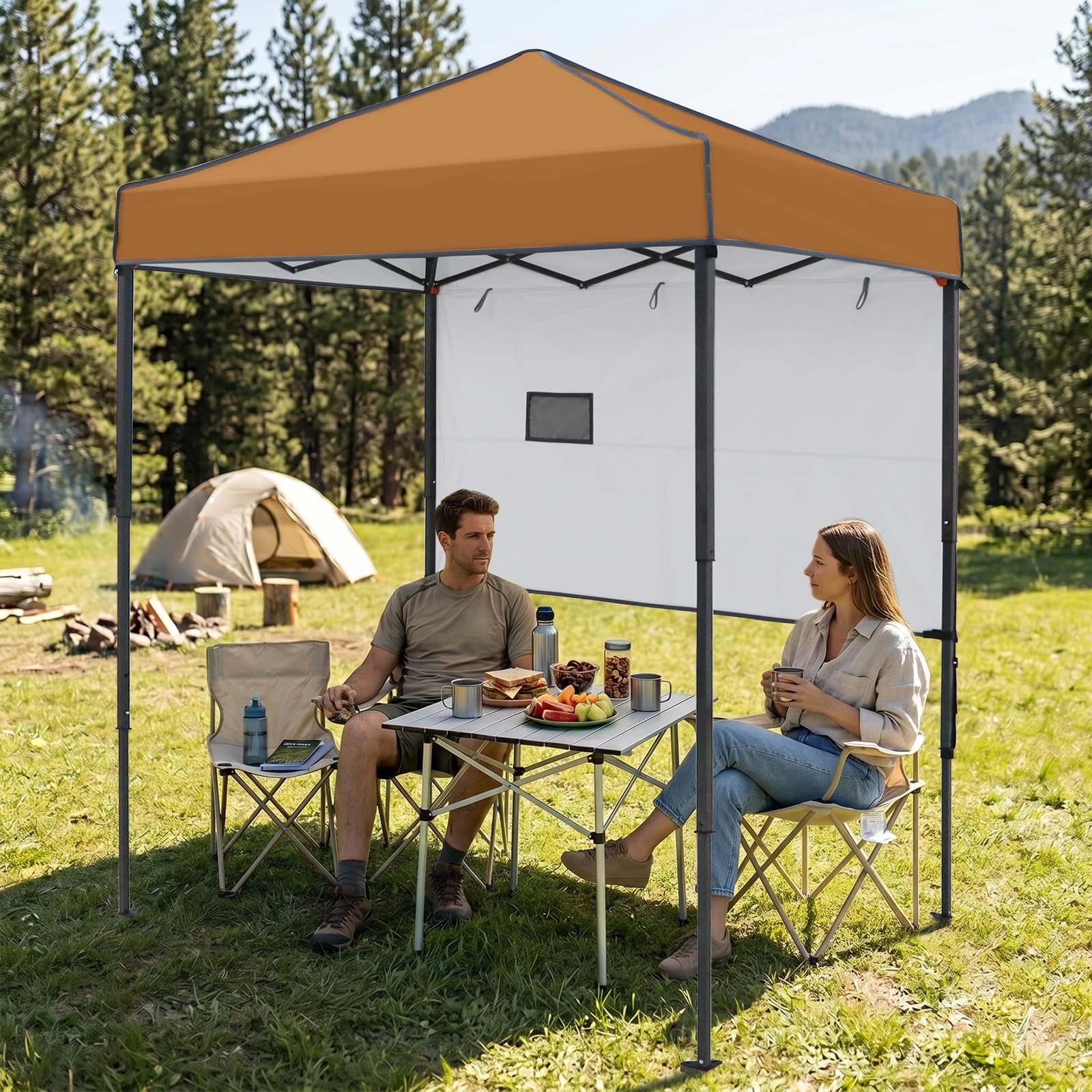 EAGLE PEAK fabric texture with UPF label demonstrating sun protection