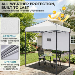 EAGLE PEAK folded canopy in carrying bag for easy transport benefit