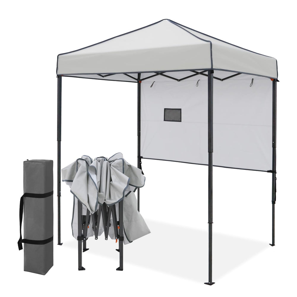 EAGLE PEAK front view gray canopy showing compact shelter and quick setup benefit