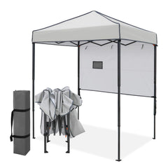EAGLE PEAK front view gray canopy showing compact shelter and quick setup benefit