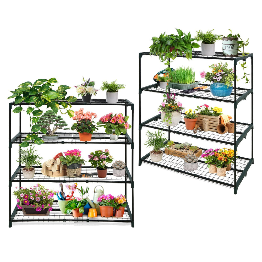 EAGLE PEAK front view assembled shows compact multi-tier storage benefit