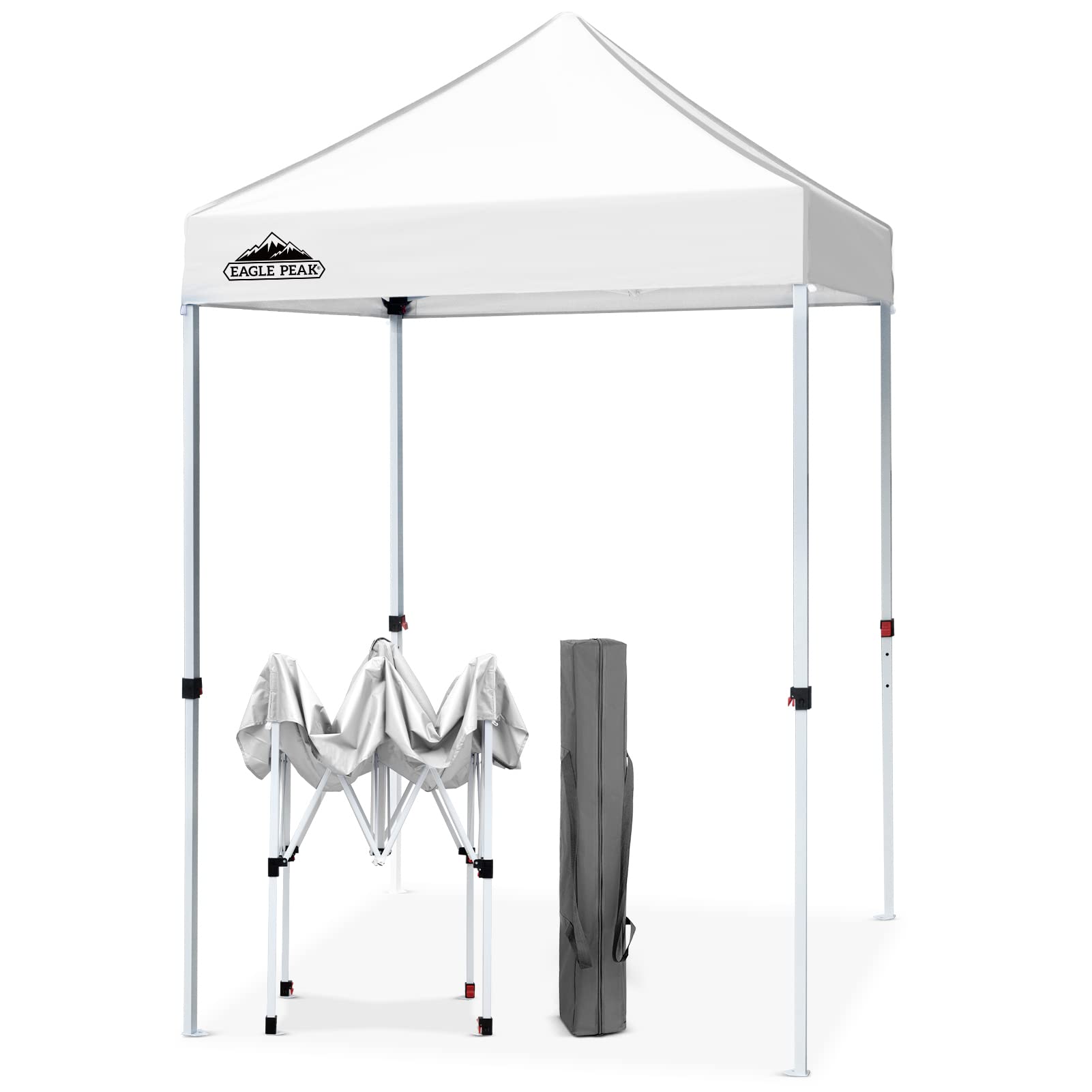 EAGLE PEAK front view canopy showing compact shade and easy setup benefit