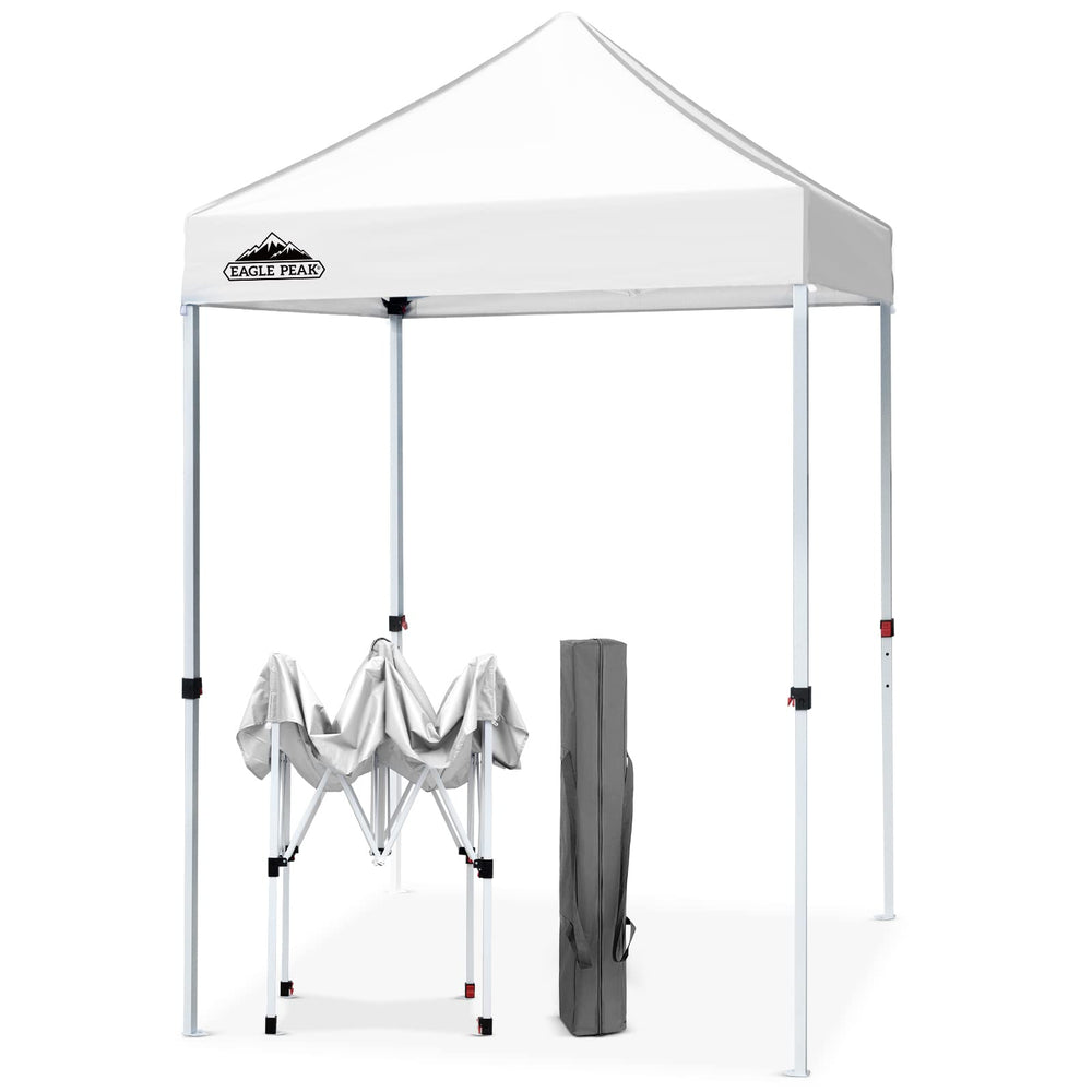 EAGLE PEAK front view canopy showing compact shade and easy setup benefit