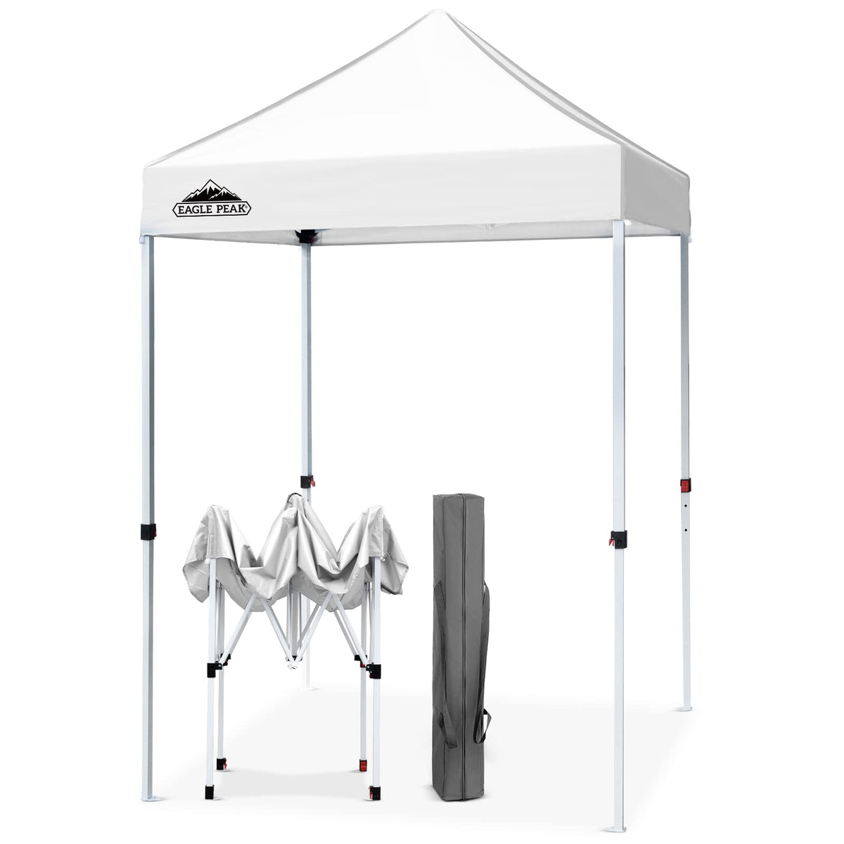 EAGLE PEAK front view canopy showing compact shade and easy setup benefit