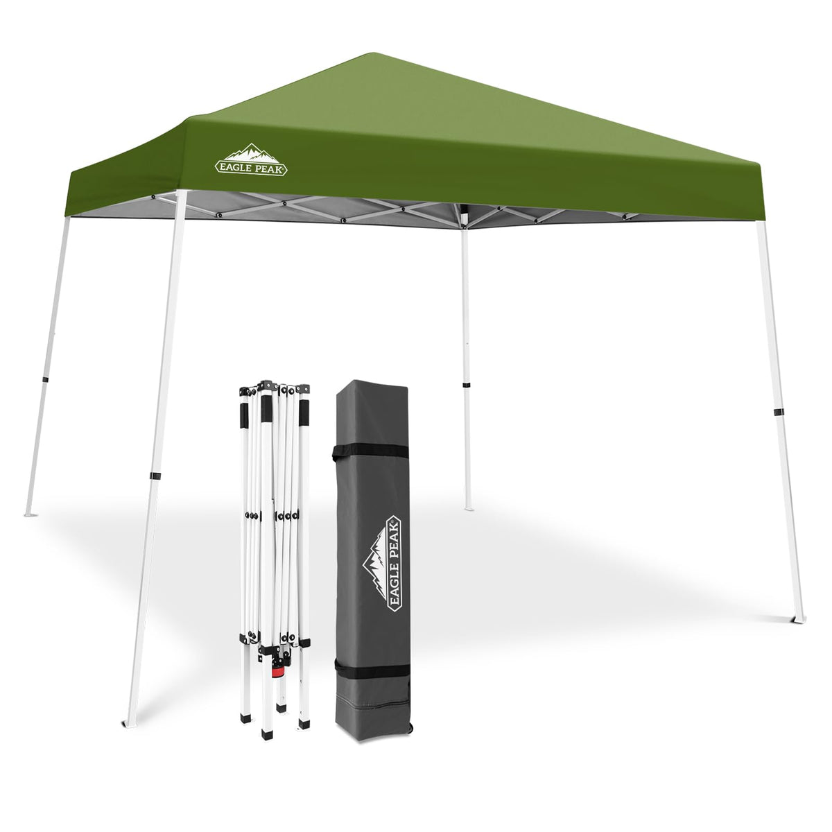 EAGLE PEAK front view grass green canopy showing portable shade
