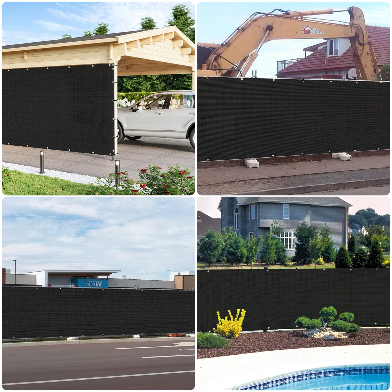 E&K Sunrise close-up of woven HDPE fabric showing texture and UV-resistant durability