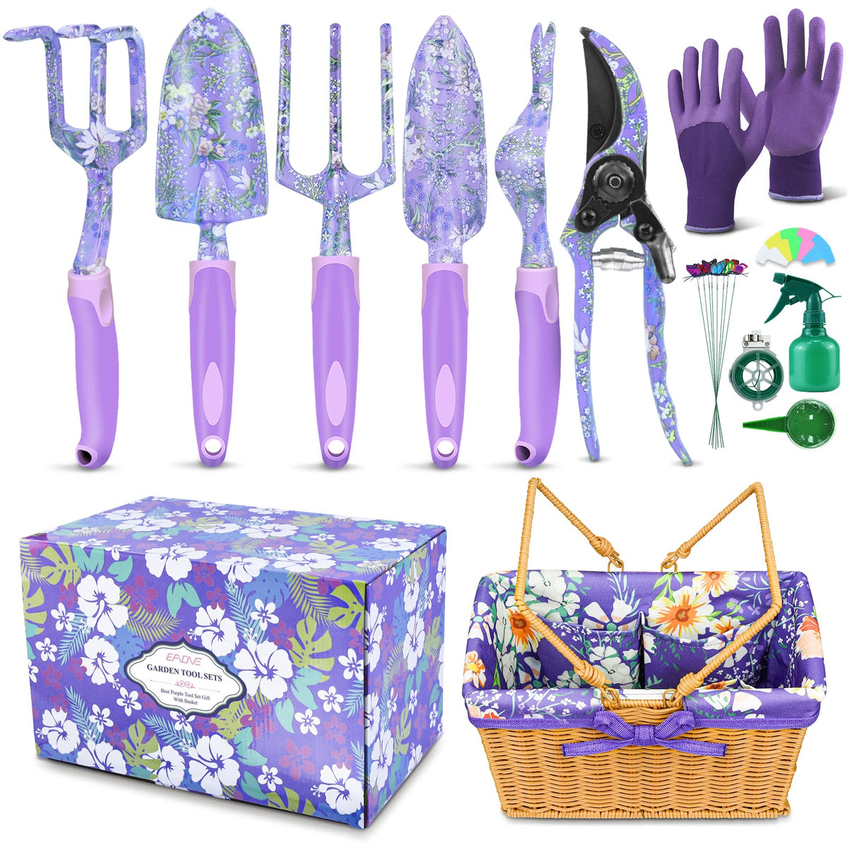 EAONE front packaging and gift box showcasing complete floral kit for gifting