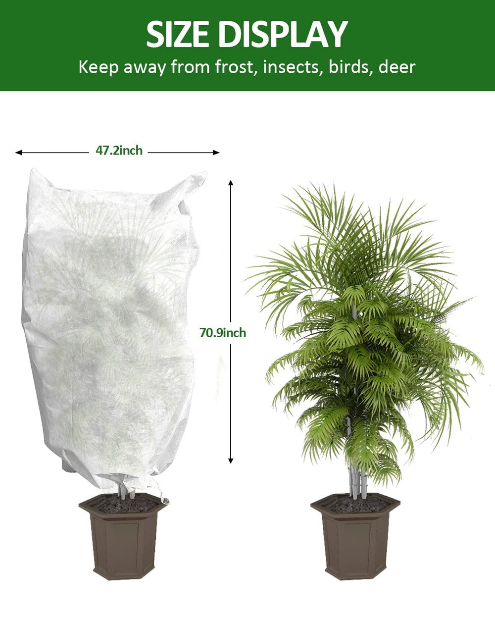 EAONE zipper and drawstring detail for quick secure closure and easy access