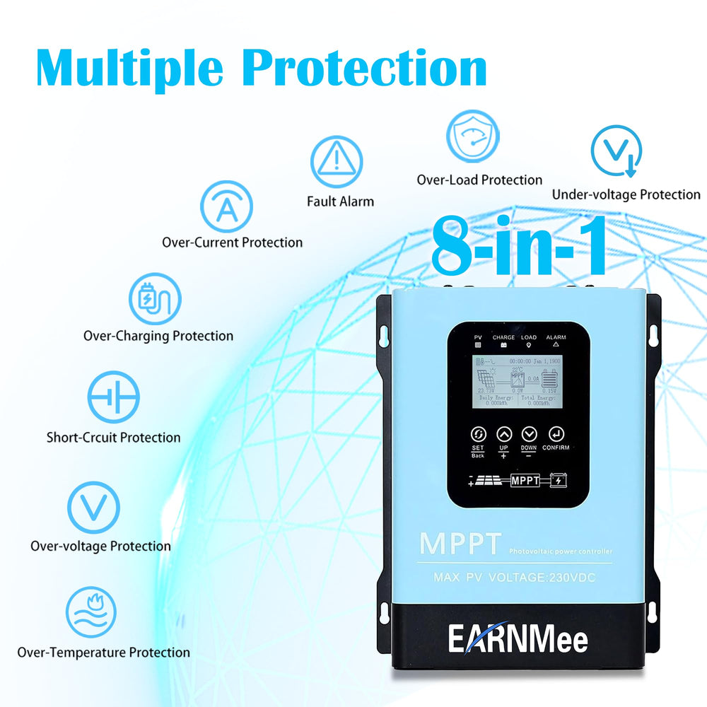 EARNMee close-up of display and label for easy setup and verification