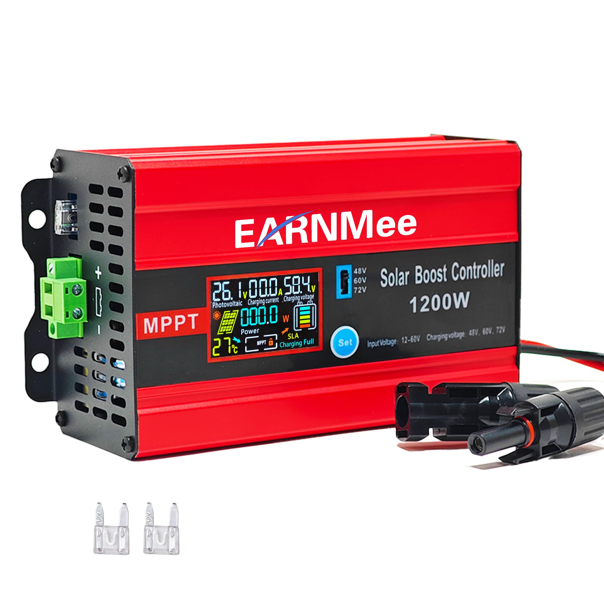 EARNMee controller front panel showing ports and compact design for easy installation