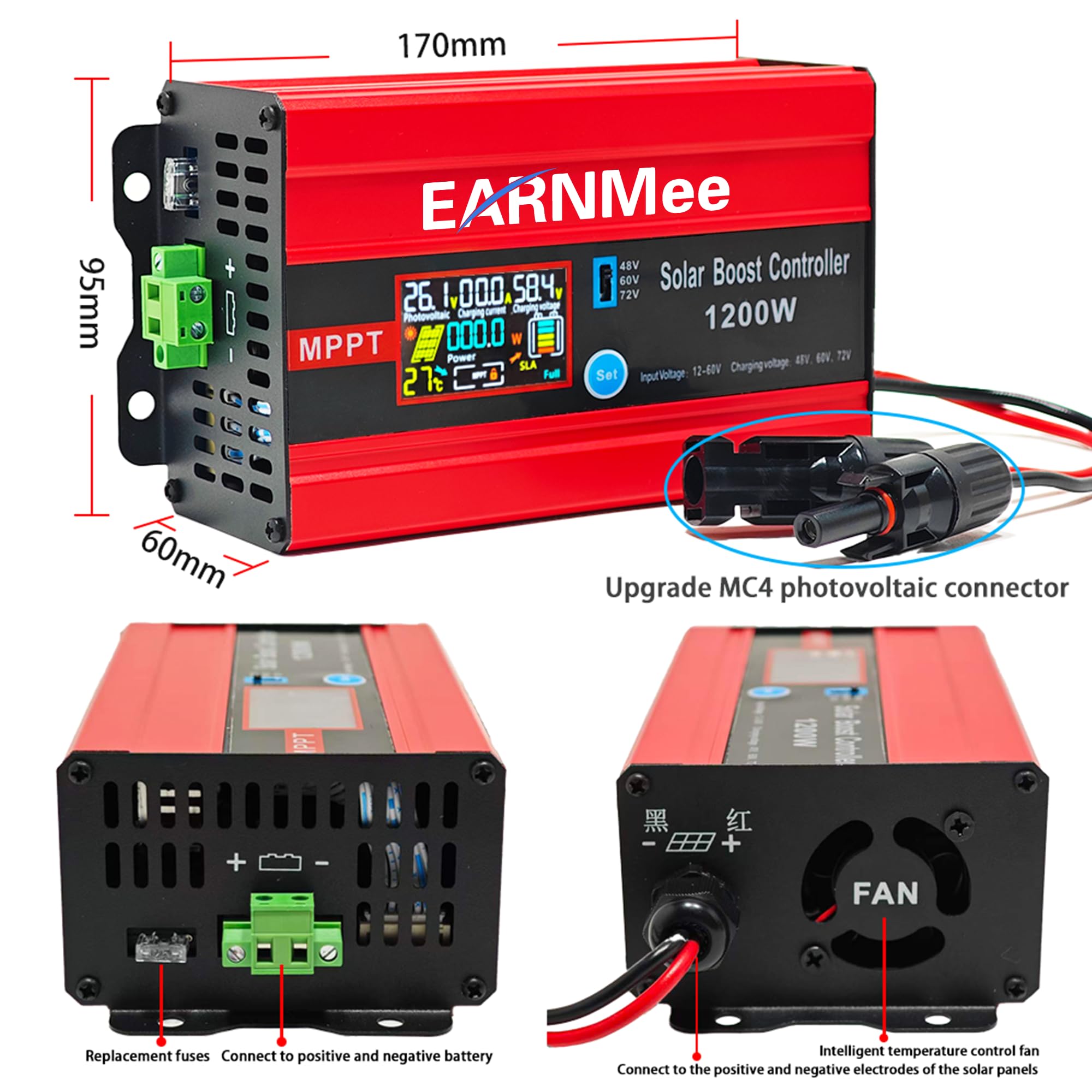 EARNMee held in hand for scale showing lightweight portability and easy placement
