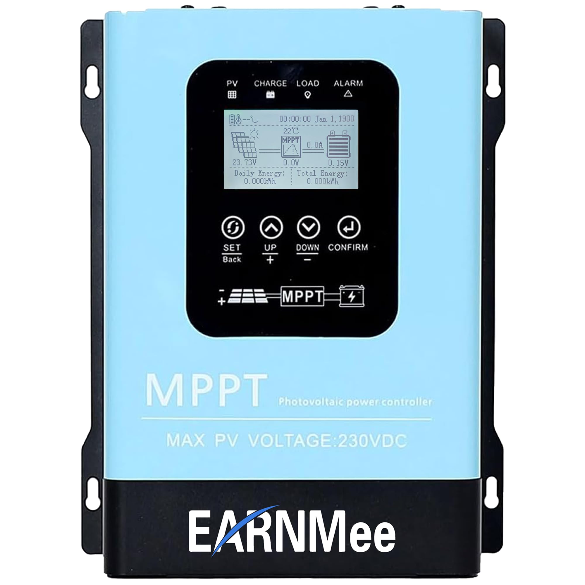 EARNMee front panel showing controls and ports for reliable system management