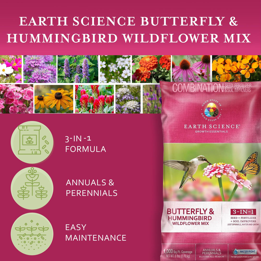 Earth Science zinnia with a butterfly demonstrating pollinator-friendly flower choice