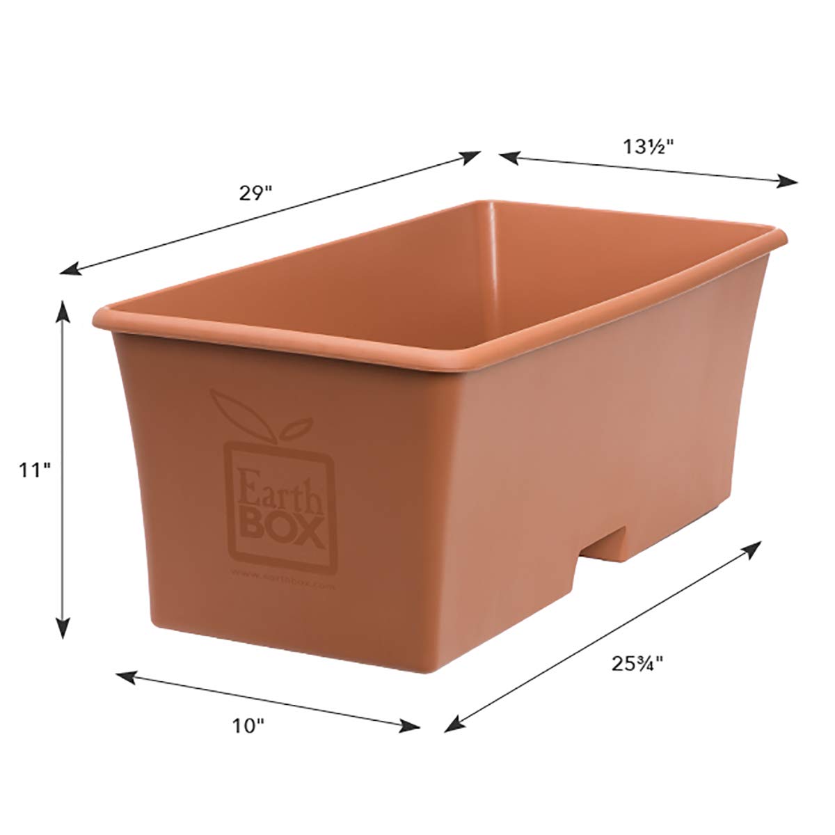 EarthBox in use with tomatoes showing brand supporting healthier, higher-yield plants