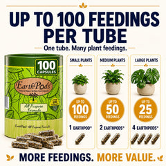 EarthPods capsules held in hand demonstrating easy five‑second application