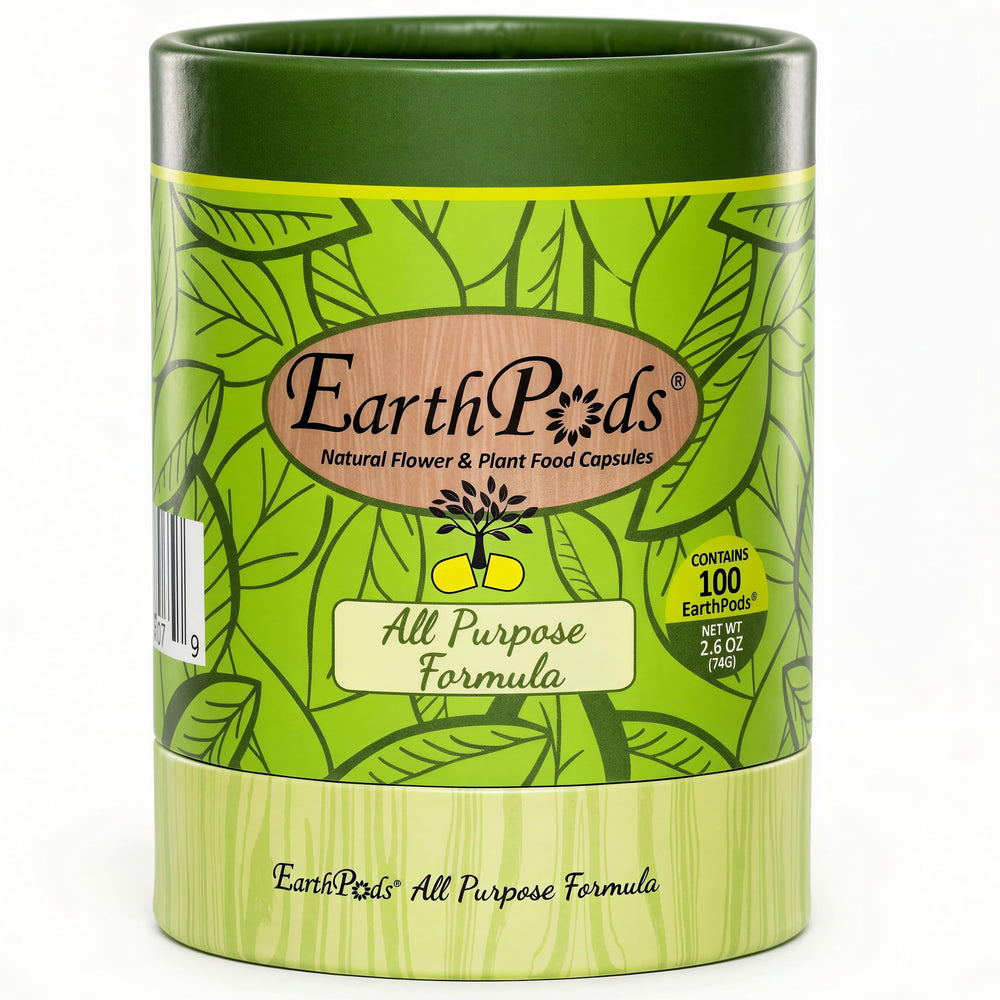 EarthPods tube front view showing product branding and capsule count benefit