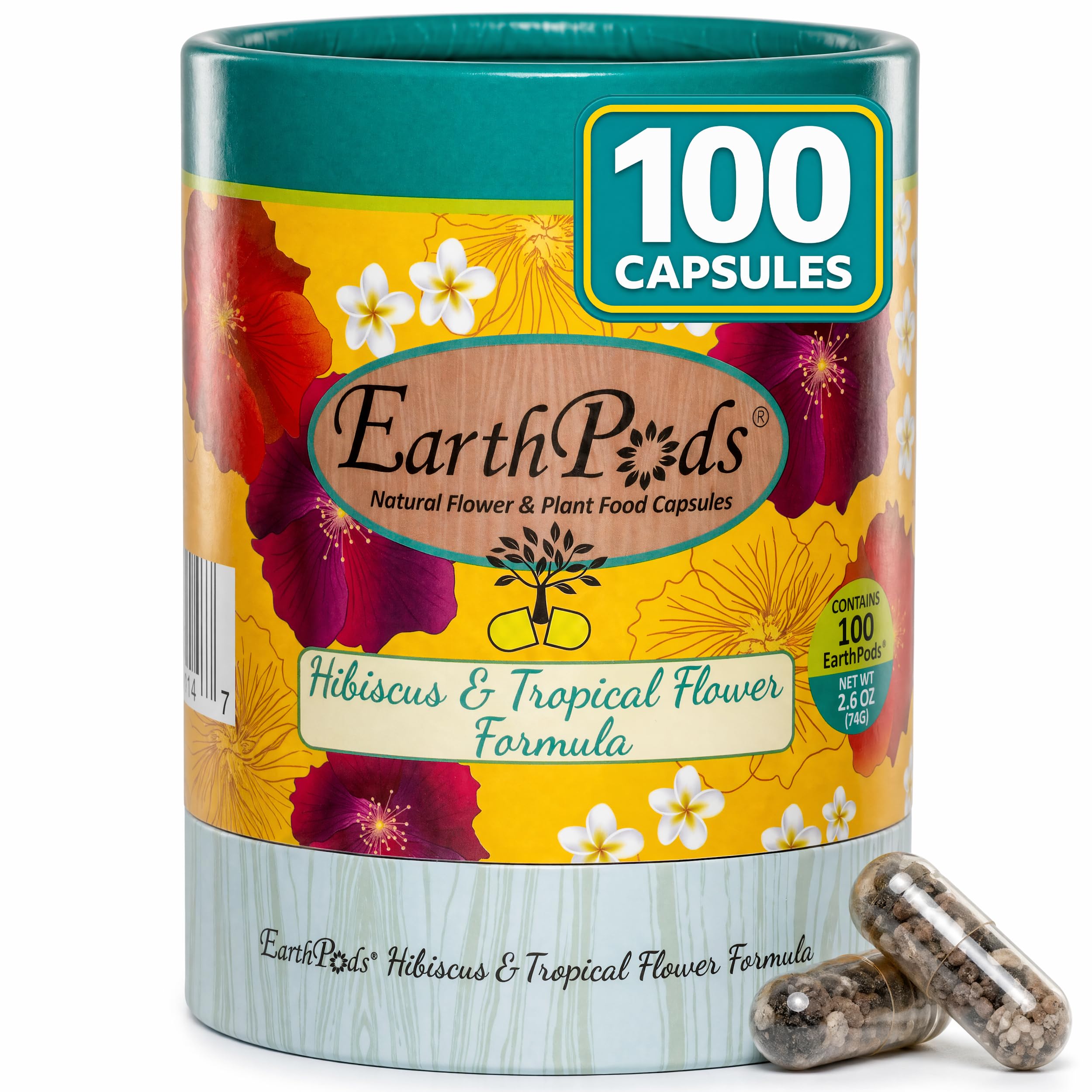 EarthPods front packaging showing tube and branding for easy storage and eco benefit