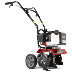 EARTHQUAKE MC43 front profile showing compact cultivator for maneuverability