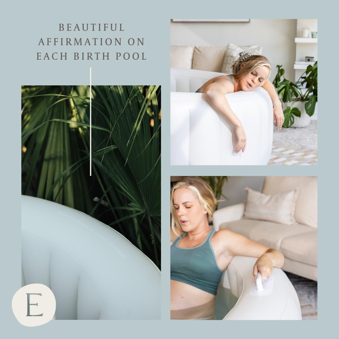 Earthside Birth Pools folded flat for storage and transport, easy to carry and store