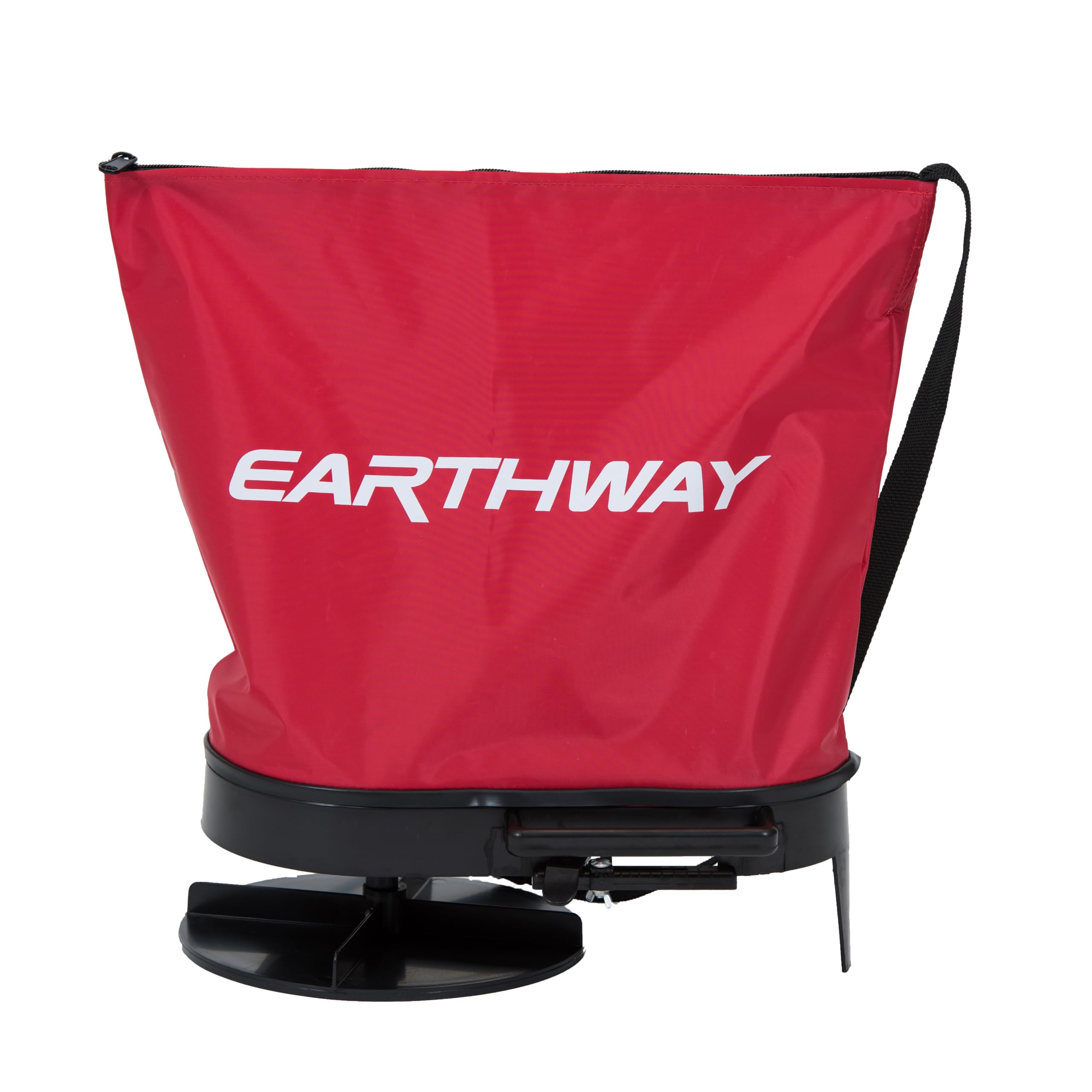 EarthWay front view of 2750 spreader showing durable design and easy handling