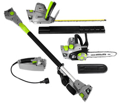 Earthwise CVP41810 assembled front view showing full kit and benefits