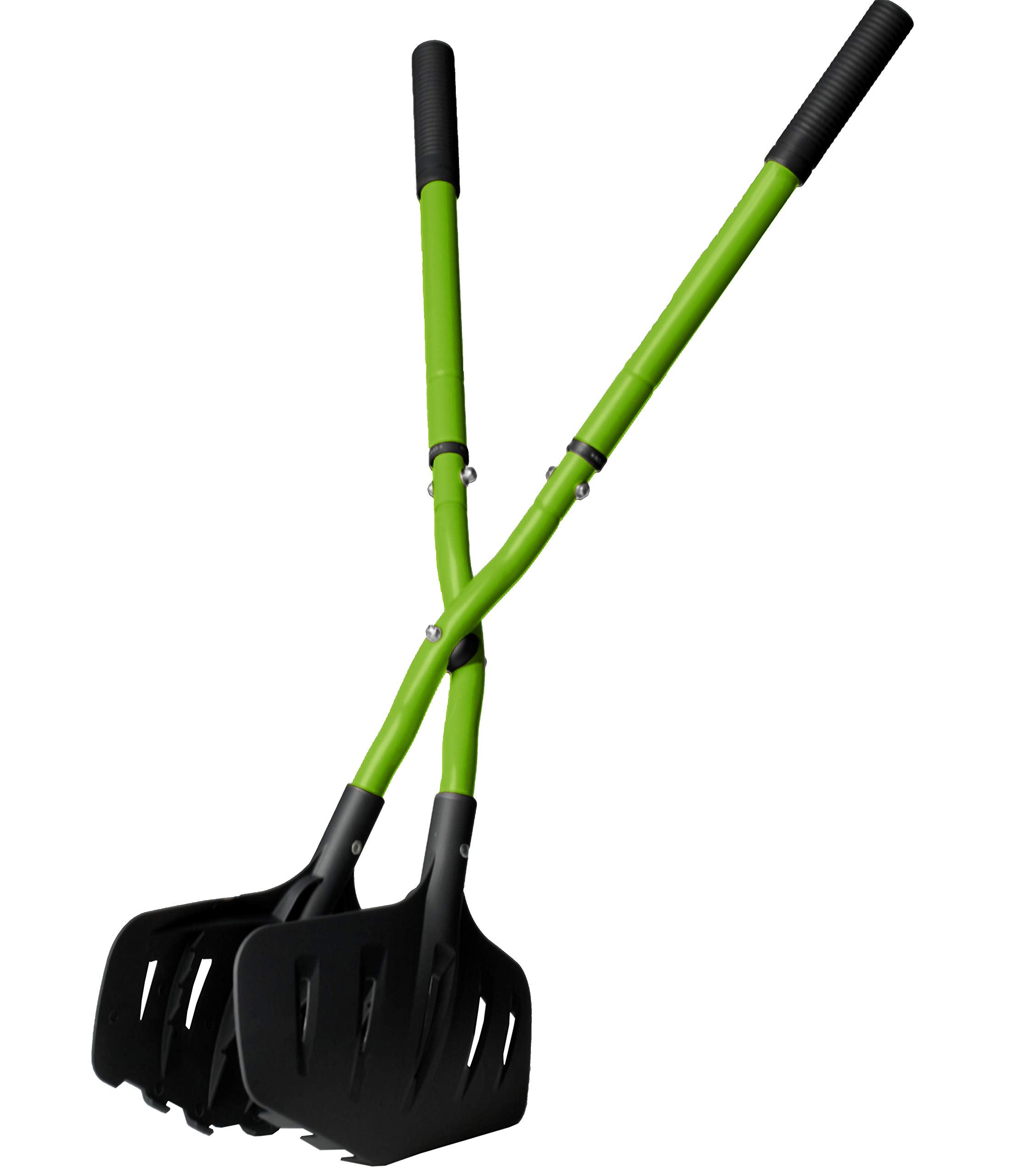 Earthwise Gator Grabber front view showing full tool for easy cleanup