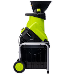 Earthwise GS70015 collection bag attached capturing chips for clean composting