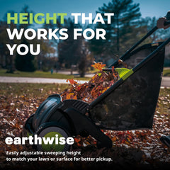 Earthwise close-up of brushes illustrating sturdy bristles and coverage